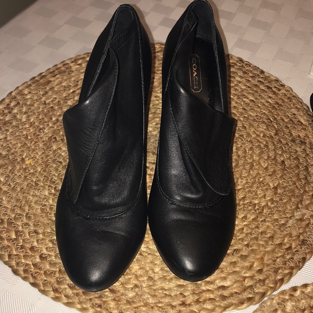 Coach booties.